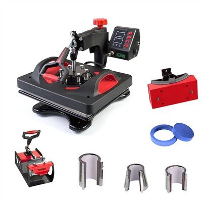 الگ کرنے کے قابل 8 ان 1 سبلیمیشن مشین۔